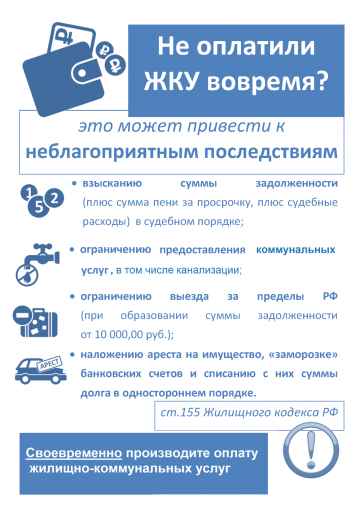 Большая задолженность среди жителей микрорайона "Спутник"